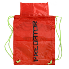 Borsa da scarpone Adidas Predator rossa e nera