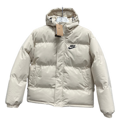 Chaqueta acolchada beige de Nike