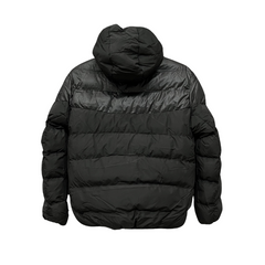 Chaqueta acolchada Nike negra y gris