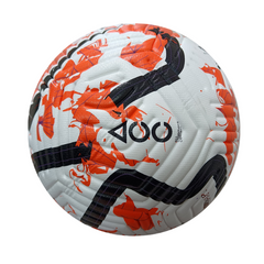 Pallone da calcio Nike Flight Premier League 23 24 bianco e arancione