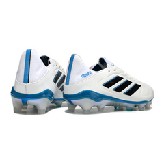 Adidas Copa Pure III Elite White and Blue Firm Ground FG Football Boot
