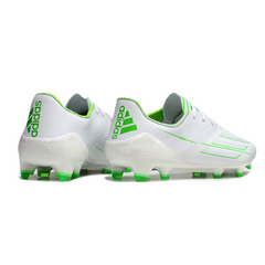Scarpa da calcio Adidas F50 Adizero bianca per terreni compatti FG