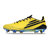 Botas de fútbol Adidas F50 Elite SG con tacos mixtos en amarillo y negro
