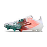 Botas de fútbol Adidas F50 Elite FG para terreno firme, color blanco, rojo y verde