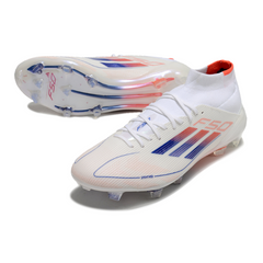 Scarpa da calcio Adidas F50 Elite Mid Cut Advancement Pack nera e gialla per terreni compatti FG
