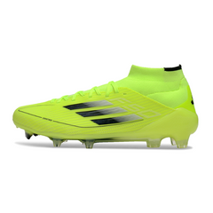 Adidas F50 Elite Mid Cut Green and Black Firm Ground FG Football Boot