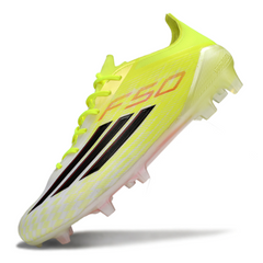 Adidas F50 Elite Black and Yellow Firm Ground FG Football Boot