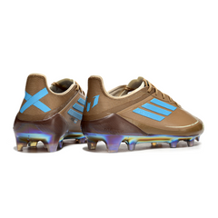 Adidas F50 Elite Brown and Light Blue Firm Ground FG Football Boot