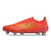 Scarpa da calcio Adidas F50 Primeknit Elite SG con tacchetti misti rossi e gialli