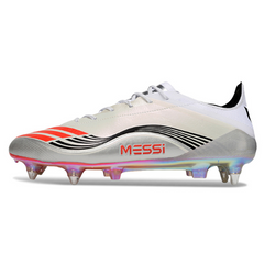 Botas de fútbol Adidas F50 Elite Messi White Pack Mixed Studs SG
