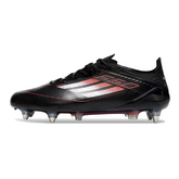 Scarpa da calcio Adidas F50 Elite SG con tacchetti misti, nera, bianca e rossa