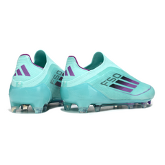 Adidas F50 Elite Laceless Light Blue Firm Ground FG Football Boot