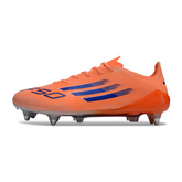 Botas de fútbol Adidas F50 Elite SG con tacos mixtos en naranja