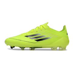 Adidas F50 Elite Green and Silver Firm Ground FG Football Boot