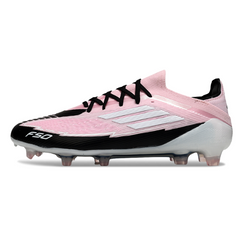 Adidas F50 Primeknit Elite Pink and Black Firm Ground FG Football Boot