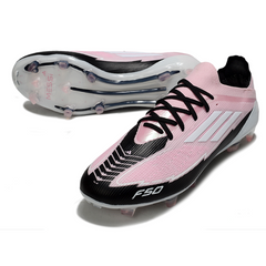 Adidas F50 Primeknit Elite Pink and Black Firm Ground FG Football Boot