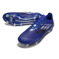Scarpa da calcio Adidas F50 Primeknit Elite SG con tacchetti misti blu