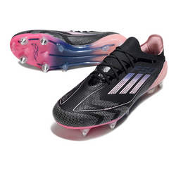 Scarpa da calcio Adidas F50 Primeknit Elite SG con tacchetti misti neri e rosa