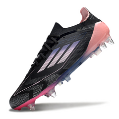 Scarpa da calcio Adidas F50 Primeknit Elite SG con tacchetti misti neri e rosa