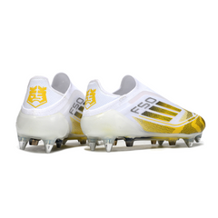 Scarpa da calcio Adidas F50 Elite Kings League Pack con tacchetti misti, nera e rossa, SG