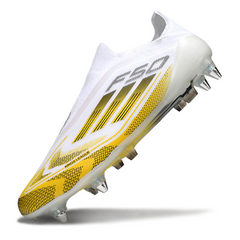 Scarpa da calcio Adidas F50 Elite Kings League Pack con tacchetti misti, nera e rossa, SG