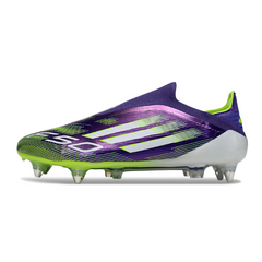 Scarpa da calcio Adidas F50 Elite New Season Pack con tacchetti misti, nera e bianca, SG
