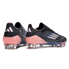 Adidas F50 Elite Without Laces Black and Pink Mixed Studs SG Kids Football Boot