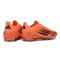 Scarpa da calcio Adidas F50 Elite Laceless Arancione e Nero per terreni compatti FG