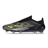Adidas F50 Elite Laceless Black Firm Ground FG Football Boot