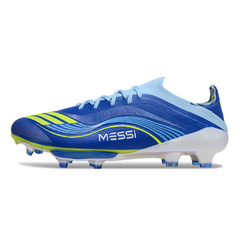 Bota de fútbol Adidas F50+ Elite azul para terreno firme FG