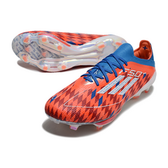 Scarpa da calcio Adidas F50+ Elite Raumdeuter Pack nera e rossa per terreni compatti FG