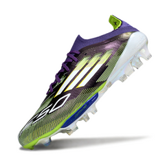 Scarpa da calcio Adidas F50+ Elite viola e verde per terreni compatti FG