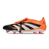 Adidas Predator 25 Elite Tongue Black and Orange Firm Ground FG Football Boot