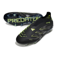 Botas de fútbol Adidas Predator 25 Elite sin cordones Stealth Electric Pack Firm Ground FG