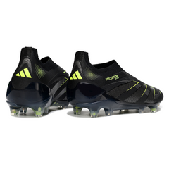 Botas de fútbol Adidas Predator 25 Elite sin cordones Stealth Electric Pack Firm Ground FG