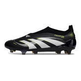 Adidas Predator 25 Elite Laceless Black Pack Firm Ground FG Football Boot