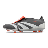 Chuteira Campo Adidas Predator 30 Elite Com Lingua FG Cinza e Branca - VENI Futebol