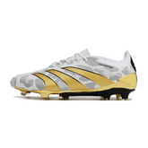 Chuteira Campo Adidas Predator 30 Elite FG Cinza e Dourada - VENI Futebol