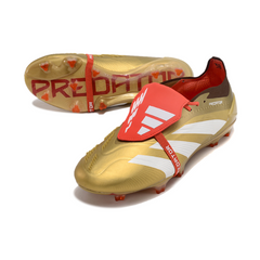 Scarpa da calcio Adidas Predator 30 Elite Tongue Gold e Red Firm Ground FG