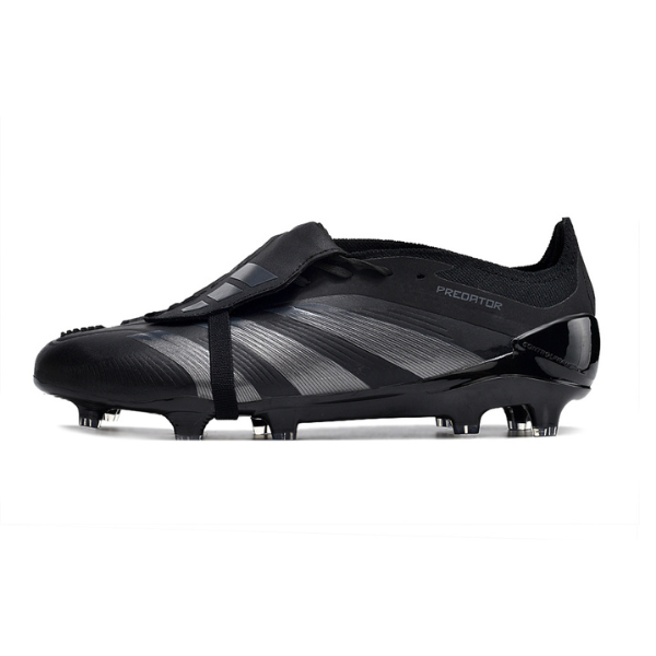 Chuteira Campo Adidas Predator 30 Elite Com Lingua FG Base Preta Pack - VENI Futebol