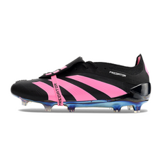 Chuteira Campo Adidas Predator 30 Elite Com Lingua FG Preta e Rosa - VENI Futebol