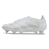 Scarpa da calcio Adidas Predator 30 Elite SG con tacchetti misti bianchi e grigi
