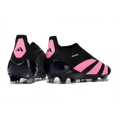Chuteira Campo Adidas Predator 30 Elite Sem Cadarço FG Preta e Rosa - VENI Futebol
