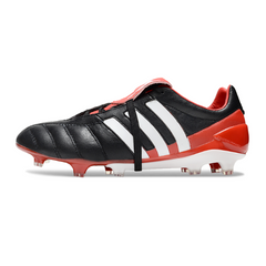 Scarpa da calcio Adidas Predator Mutator Mania Elite nera e rossa per terreni compatti FG