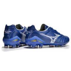 Mizuno Morelia Neo IV Pro Blue and White Firm Ground FG Football Boot