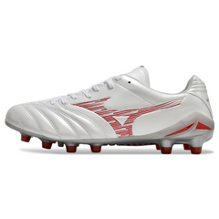 Mizuno Morelia Neo IV Pro White and Red Firm Ground FG Football Boot