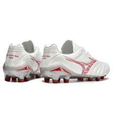 Mizuno Morelia Neo IV Pro White and Red Firm Ground FG Football Boot