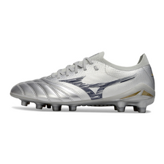 Mizuno Morelia Neo IV Elite Silver Firm Ground FG Football Boot