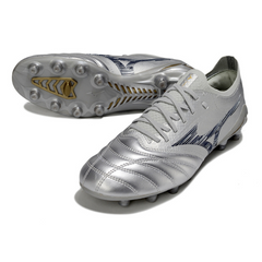 Mizuno Morelia Neo IV Elite Silver Firm Ground FG Football Boot