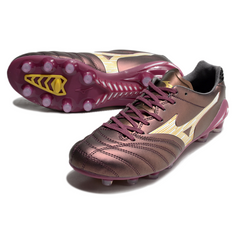 Bota de fútbol Mizuno Morelia Neo IV Pro morada para terreno firme FG
